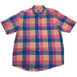 JoS. A. Bank Mens Short Sleeve Stay Cool Shirt (L)